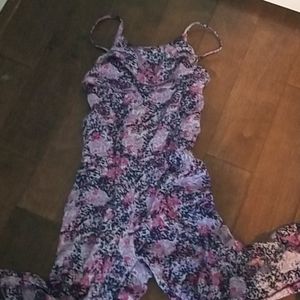 Purple dark blue pink and white jumper